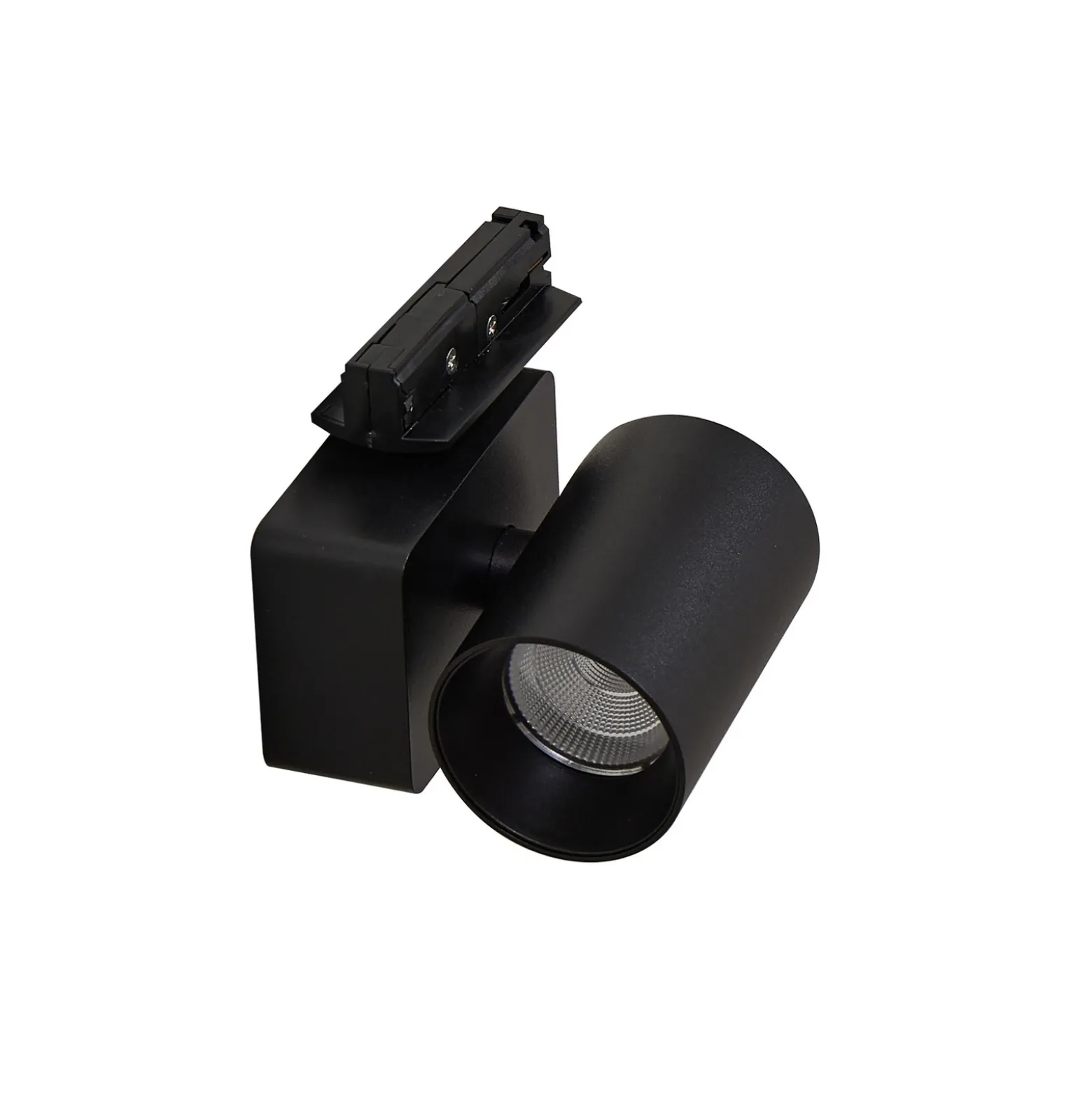Foco de riel LED Lindby Linaro/Brinja, negro, 1 fase