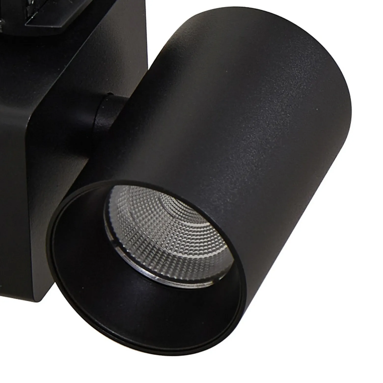 Foco de riel LED Lindby Linaro/Brinja, negro, 1 fase