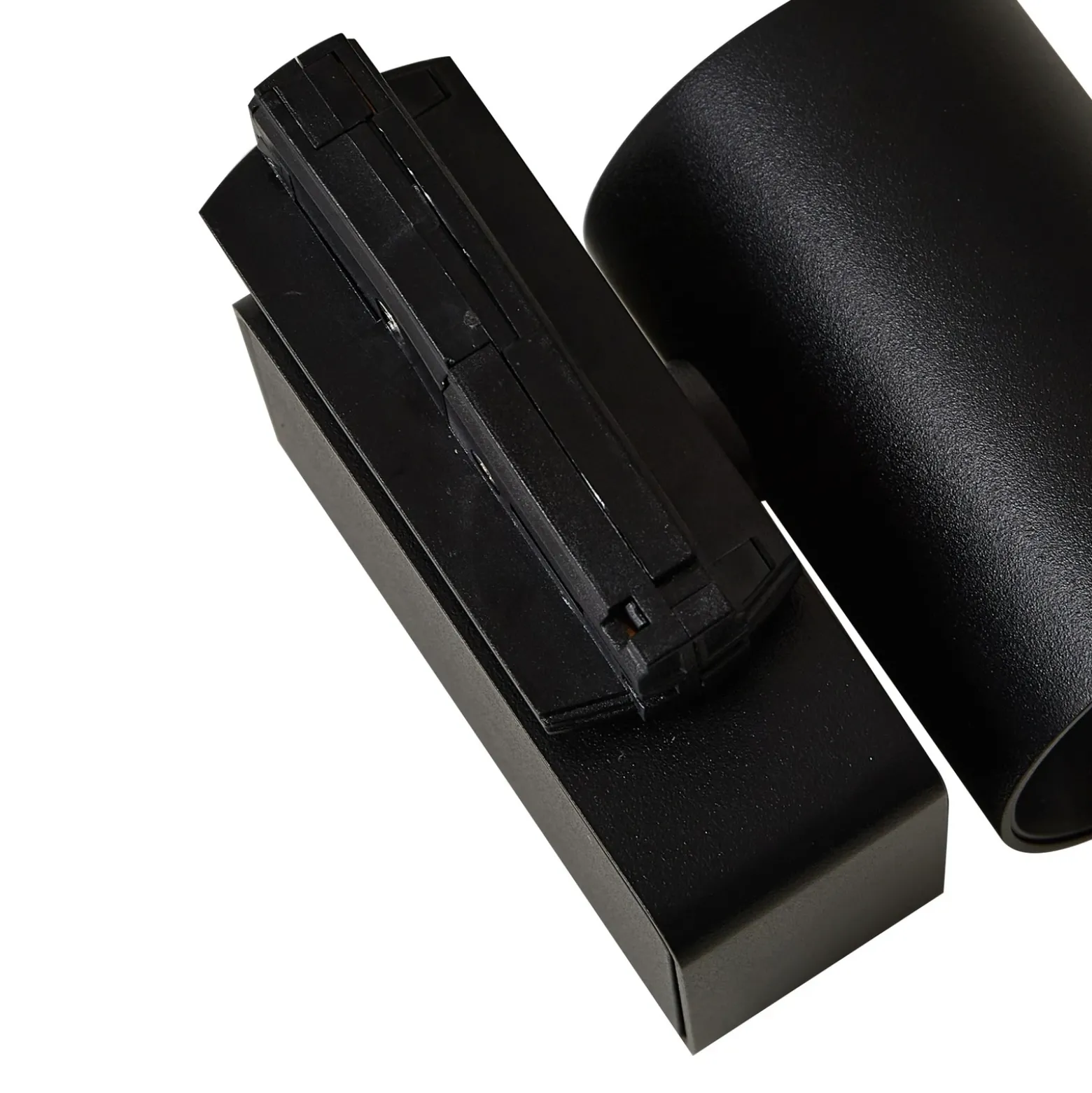 Foco de riel LED Lindby Linaro/Brinja, negro, 1 fase