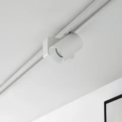 Foco de riel LED Lindby Linaro/Brinja, blanco, 1 fase