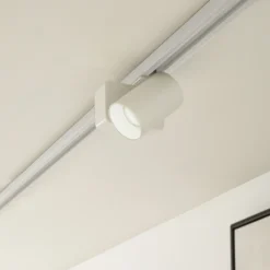 Foco de riel LED Lindby Linaro/Brinja, blanco, 1 fase