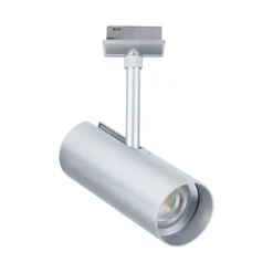 Foco de riel LED Paulmann URail Theron, cromado, 3000 K, Ø 6 cm
