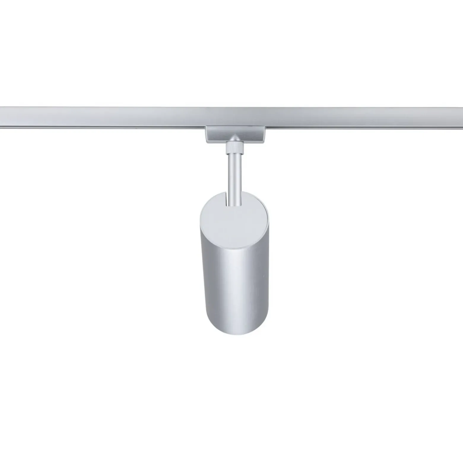 Foco de riel LED Paulmann URail Theron, cromado, 3000 K, Ø 6 cm