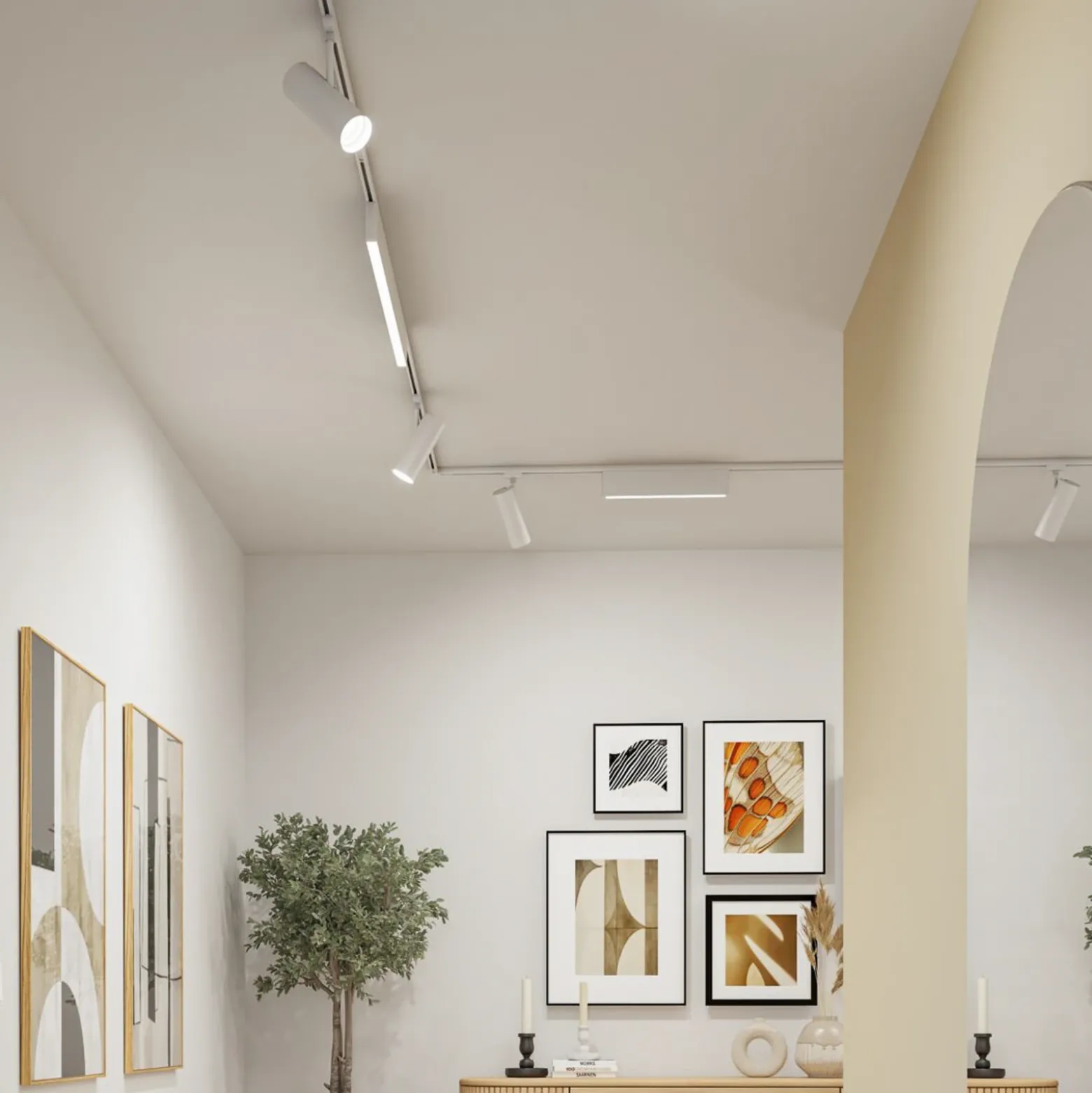 Foco de riel LED Paulmann URail Theron, 4000 K blanco señal