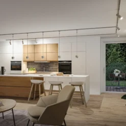 Foco de riel LED Paulmann URail Smart, modelo Tarie, cromado, CCT, RGB