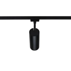 Foco de riel LED Paulmann URail Theron, negro, 3000 K, Ø 6 cm