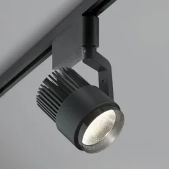 Foco de riel LED Radiador para DUOline, negro mate, CCT
