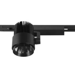 Foco de riel LED Radiador para DUOline, negro mate, CCT