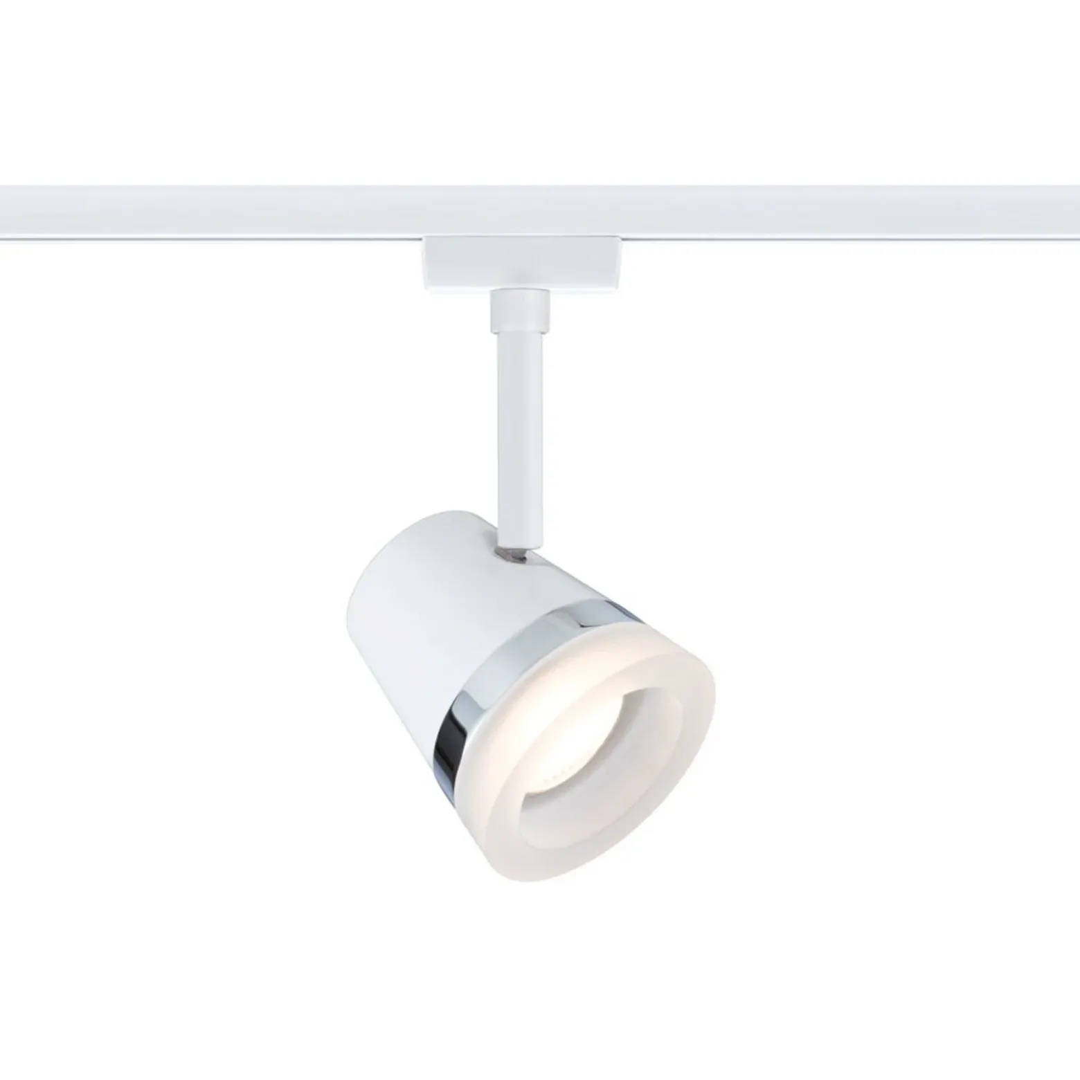 Foco de riel Paulmann URail Cone, blanco señal, metal, GU10