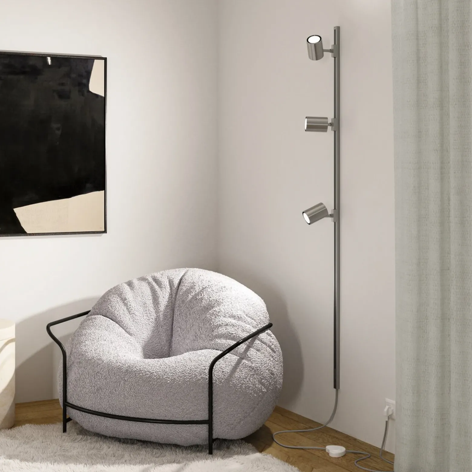Foco de riel Paulmann URail Luxe, cromado, ZigBee, GU10