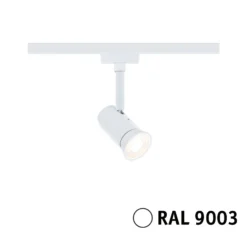 Foco de riel Paulmann URail Runa, blanco señal, GU10