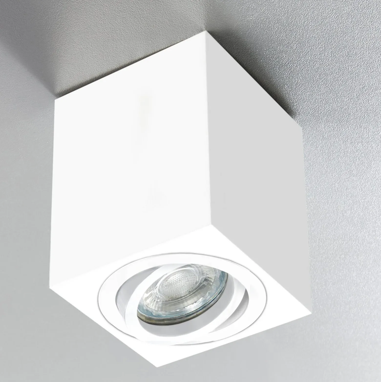 Foco de superficie ADL8001, blanco