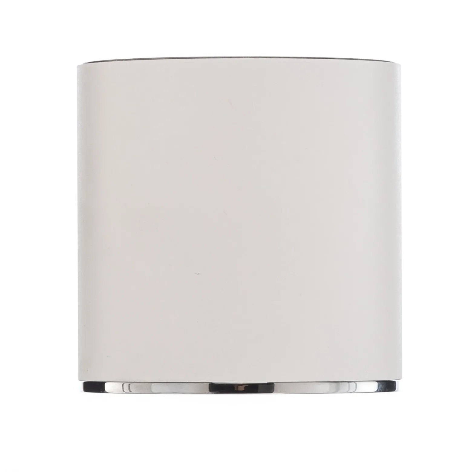 Foco de superficie Bega LED Studio Line, blanco/aluminio, Ø 9 cm, aluminio