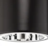 Foco de techo downlight Round en negro, Ø 13,3 cm