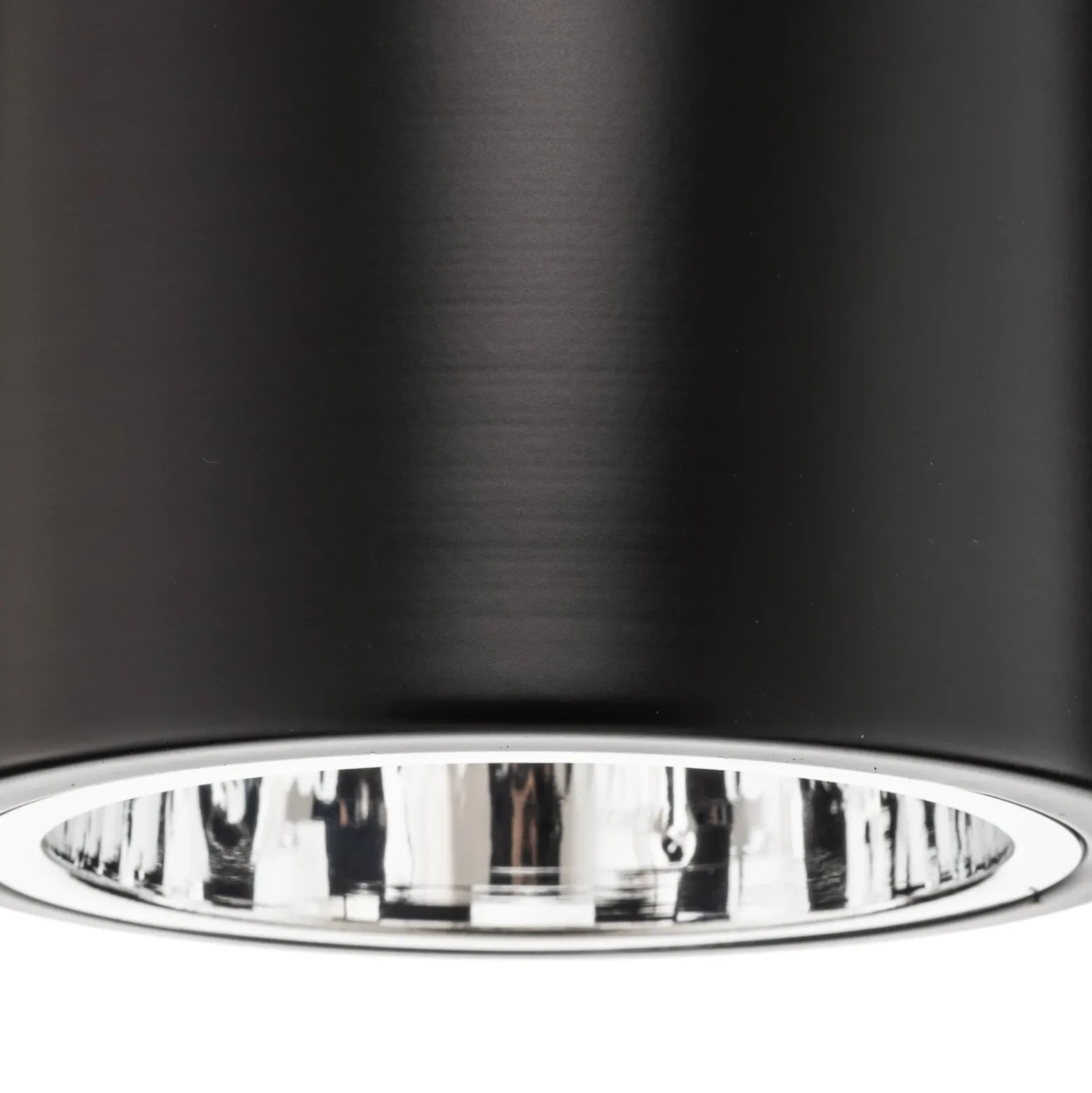 Foco de techo downlight Round en negro, Ø 13,3 cm