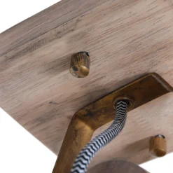 Foco de techo Gearwood, 1 luces bronce