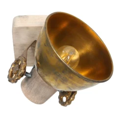 Foco de techo Gearwood, 1 luces bronce