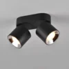 Foco de techo Guayana GU10 2 luces negro