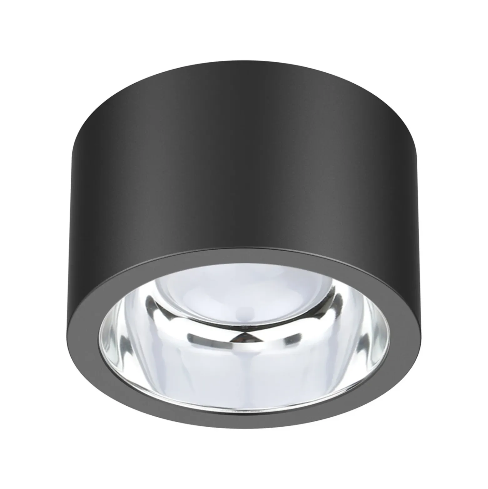 Foco de techo LED ALG54, Ø 21,3 cm antracita