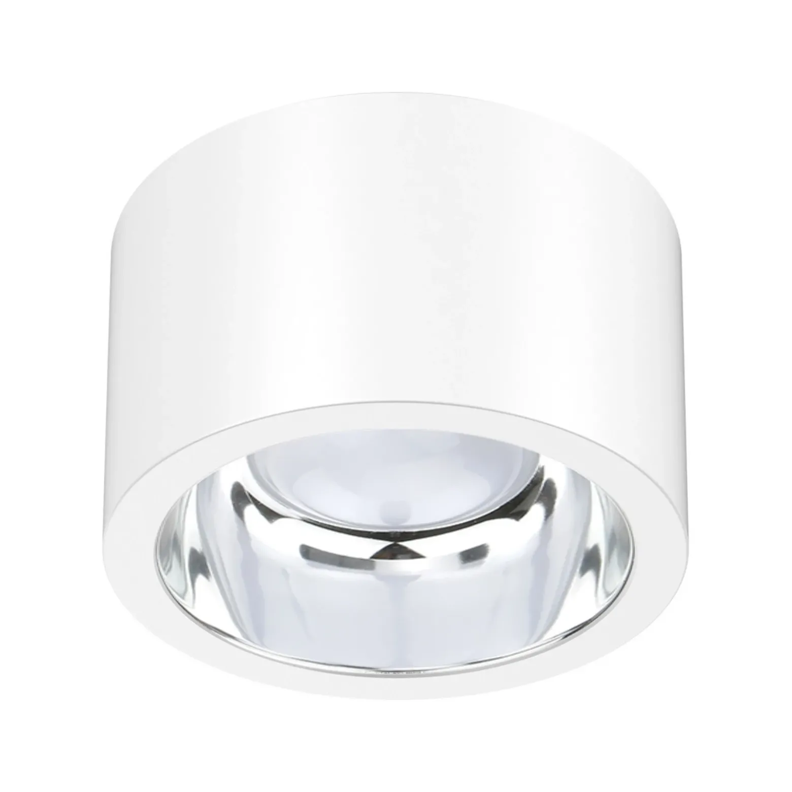 Foco de techo LED ALG54, Ø 12,9 cm blanco
