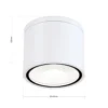 Foco de techo LED Sputnik IP65 Ø 14,5 cm blanco