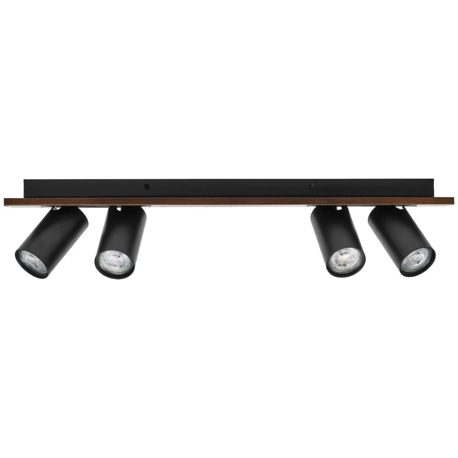 Foco de techo OSRAM MERCURY negro 4 puntos GU10-LED 927 atenuable