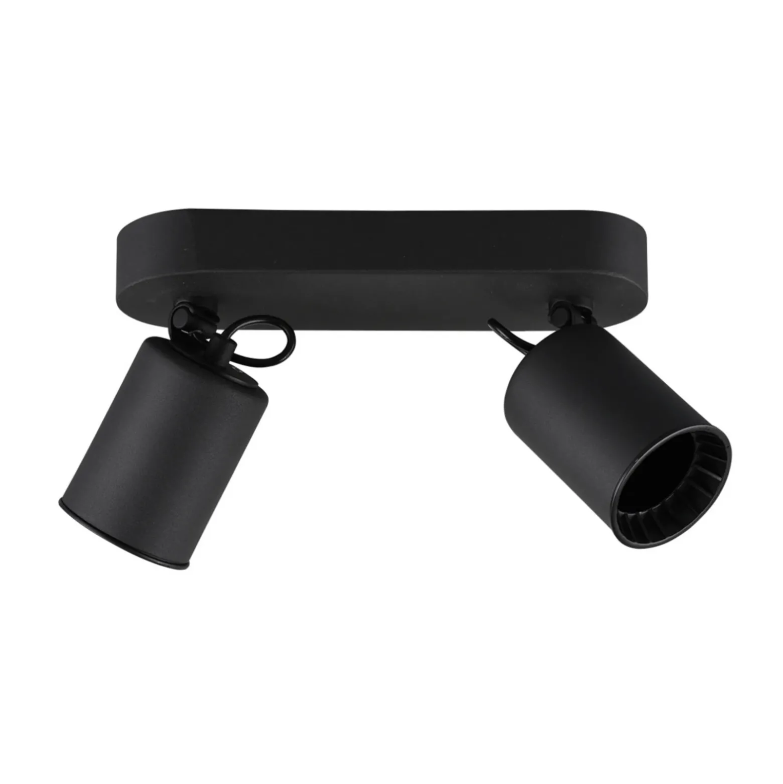 Foco de techo Pago, 2 luces, negro