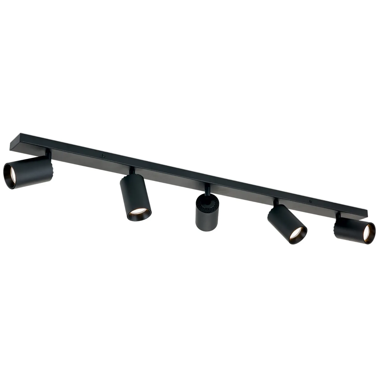 Foco de techo Sean, negro, aluminio, 100 cm de largo, GU10