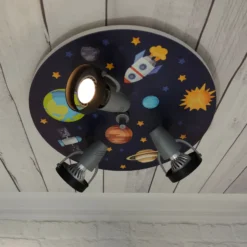 Foco de techo Universo, 3 luces