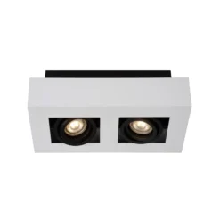 Foco de techo Xirax, 2 luces, blanco