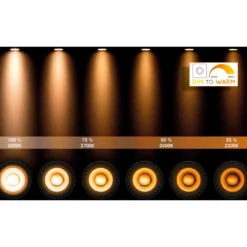 Foco de techo Xirax, 4 luces, negro