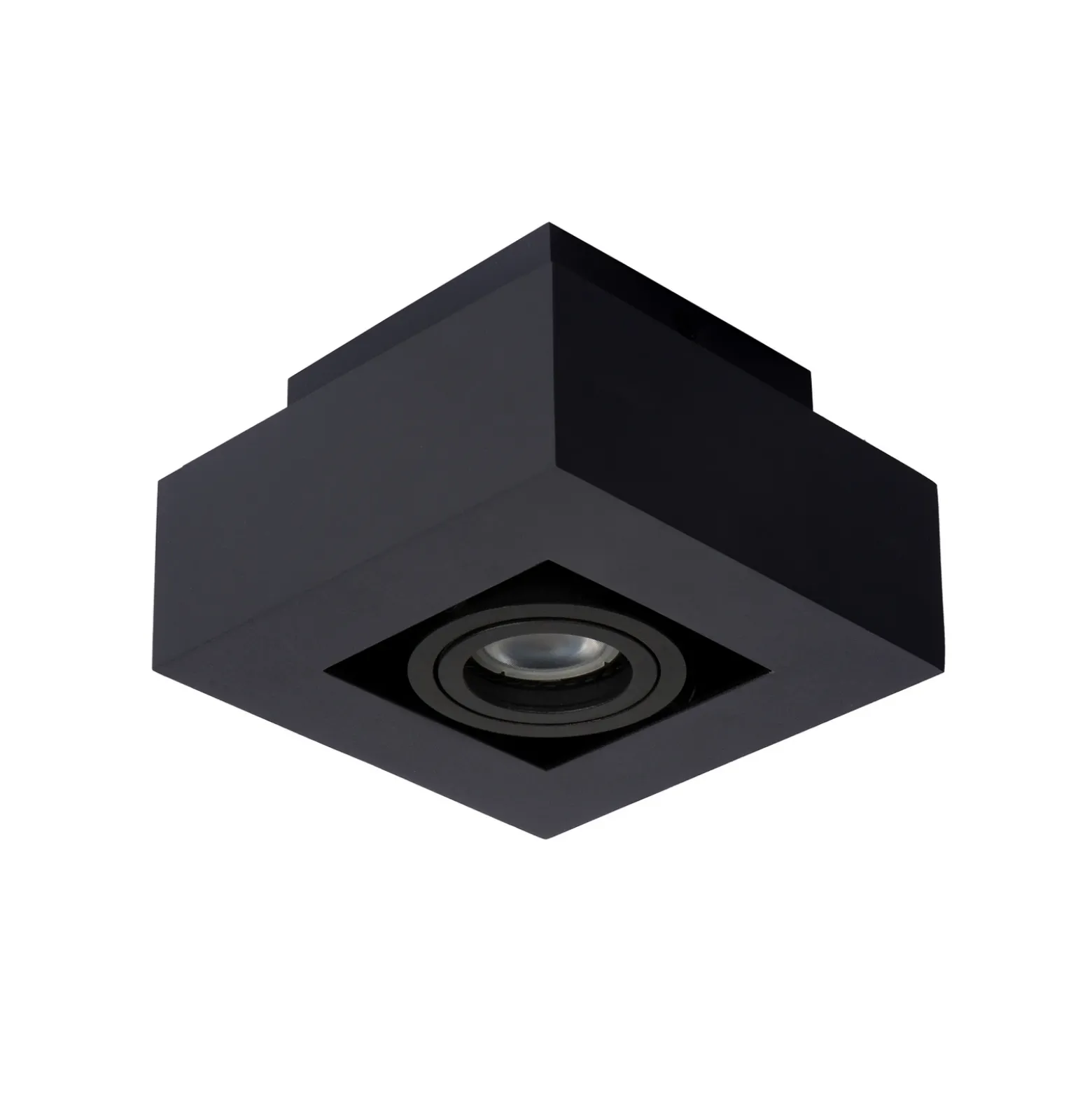 Foco de techo Xirax, 1 luz, negro
