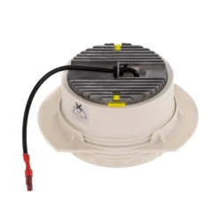Foco empotrable de techo Bega LED Studio Line, negro/aluminio, fundición