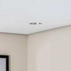 Foco empotrable de techo Bega LED Studio Line, blanco/aluminio, fundición