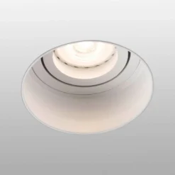 Foco empotrable Hyde, de 1 luz, redondo, orientable, blanco