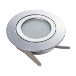Foco empotrable LED Andrej, redondo, aluminio, lote de 3