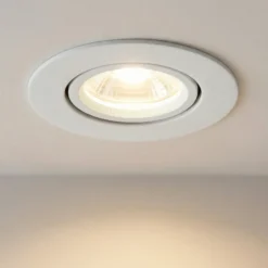 Foco empotrable LED Decoclic GU10/GU5.3, redondo, blanco