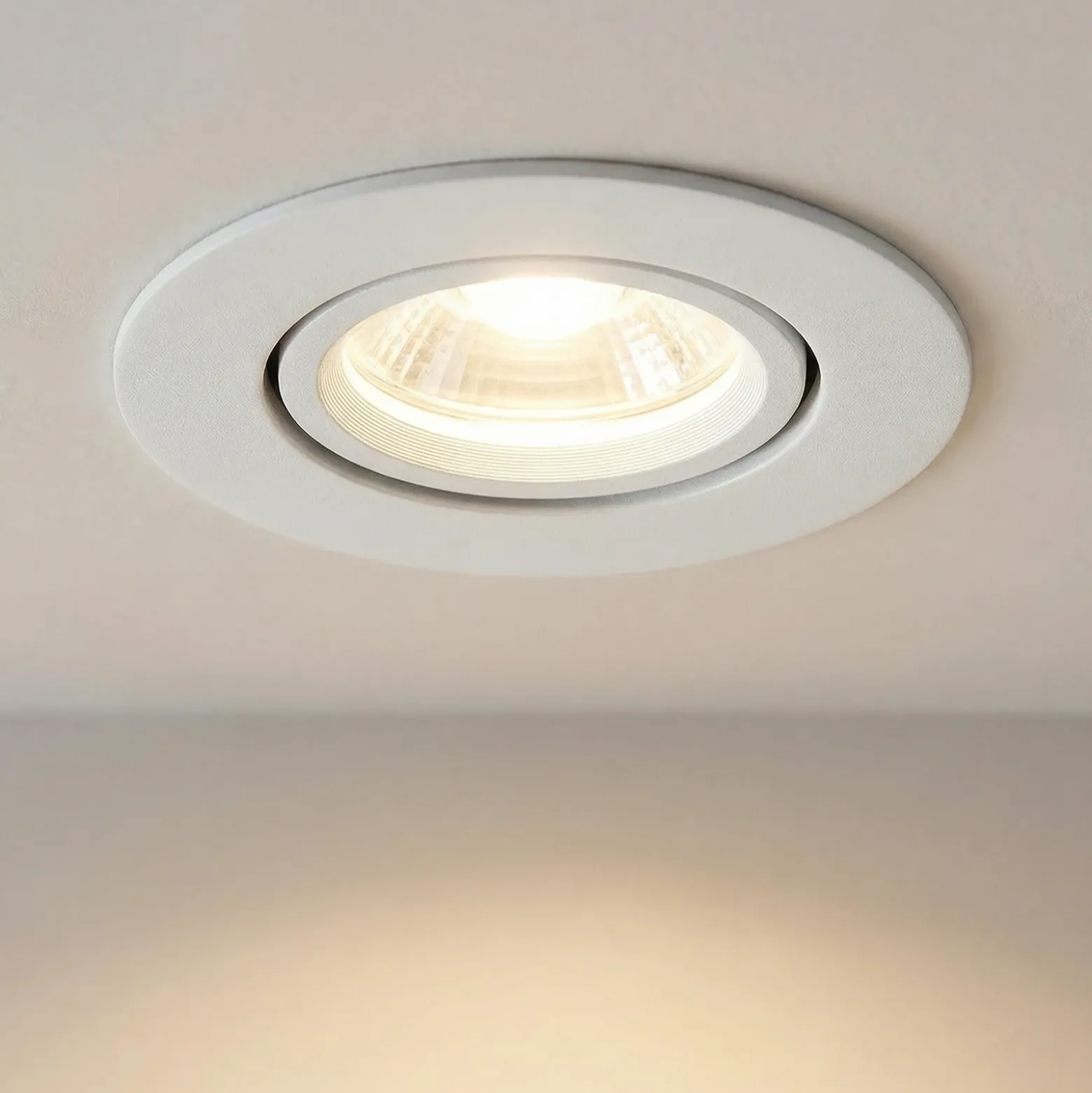 Foco empotrable LED Decoclic GU10/GU5.3, redondo, blanco