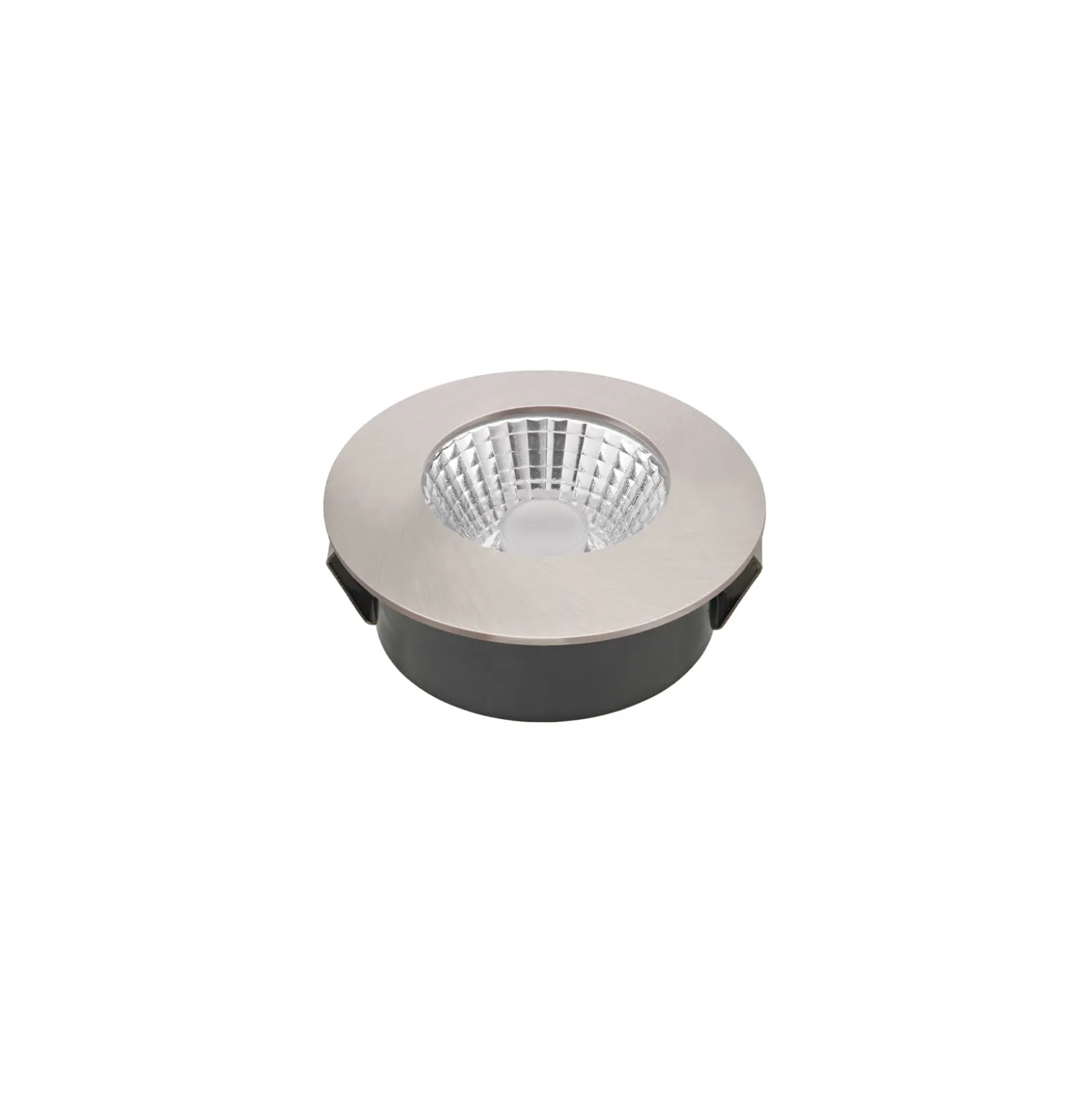 Foco empotrable LED Diled, Ø 6,7 cm, Dime LED, acero