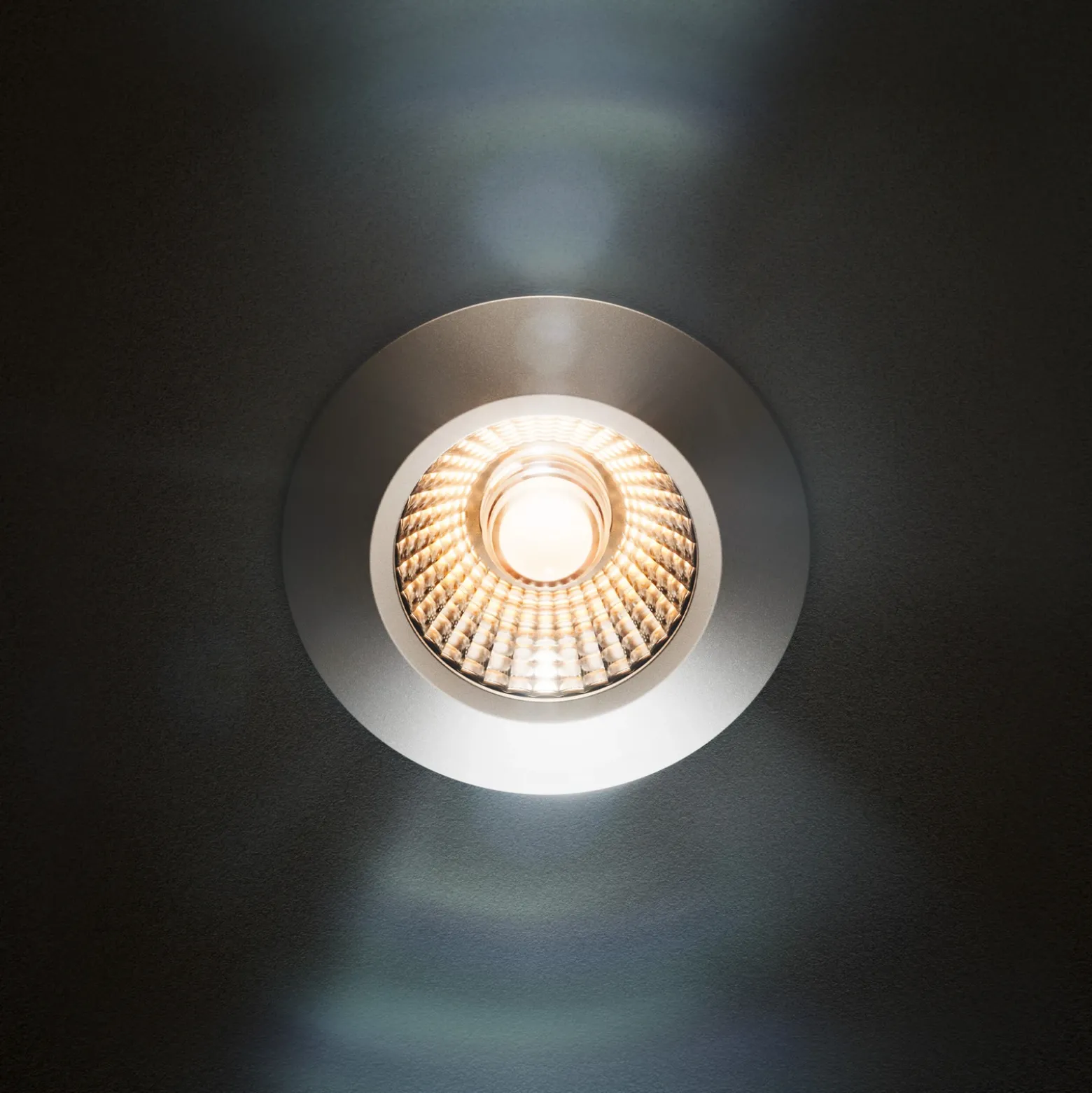 Foco empotrable LED Diled, Ø 6,7 cm, Dime LED, acero