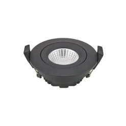 Foco empotrable LED Diled, Ø 8,5 cm 6 W Dime LED negro
