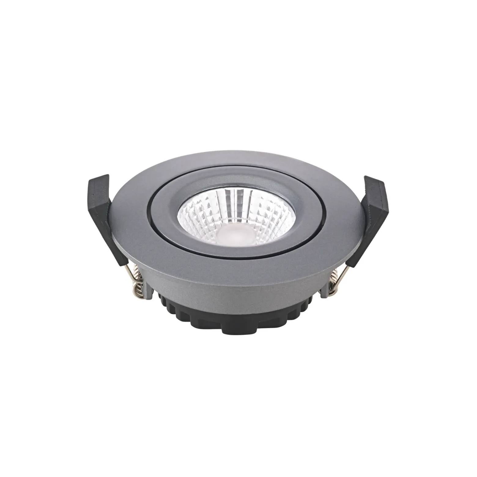 Foco empotrable LED Diled, Ø 8,5cm 6W Dime LED antracita