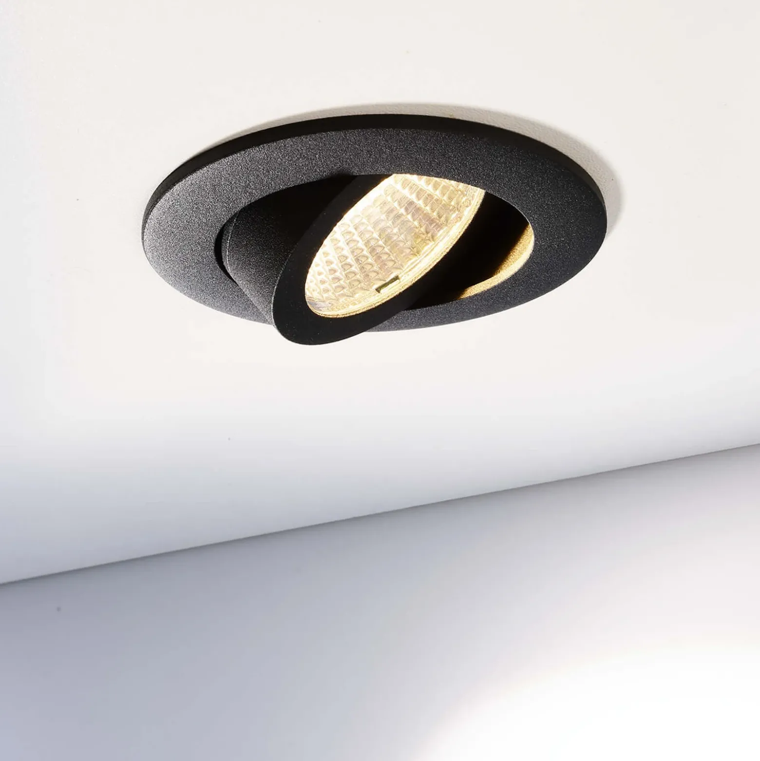 Foco empotrable LED Dione 3000 K negro