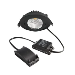 Foco empotrable LED Dione 3000 K negro