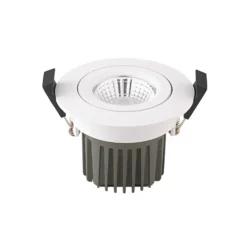 Foco empotrable LED para techo Dime LED, Ø 8,5 cm, 10 W, Dime LED, blanco