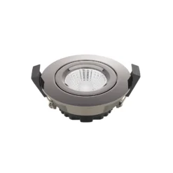 Foco empotrable LED para techo Dime LED, Ø 8,5 cm, 6 W, Dime LED, cromado