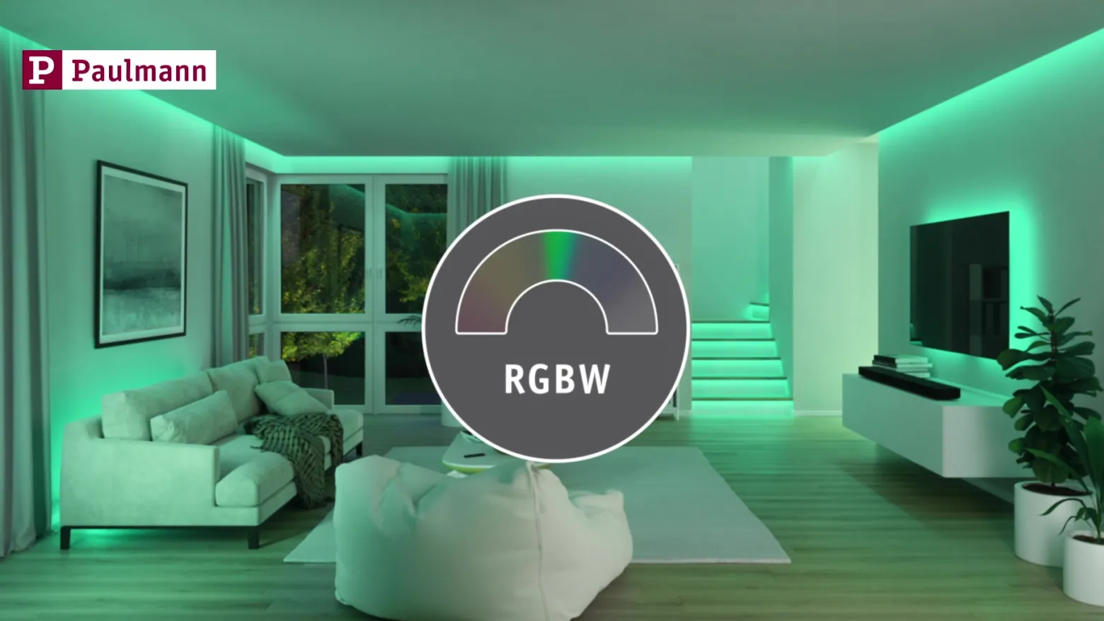 Foco empotrable LED Paulmann Nova Coin Smart blanco RGBW, juego de 3, 8,4 cm