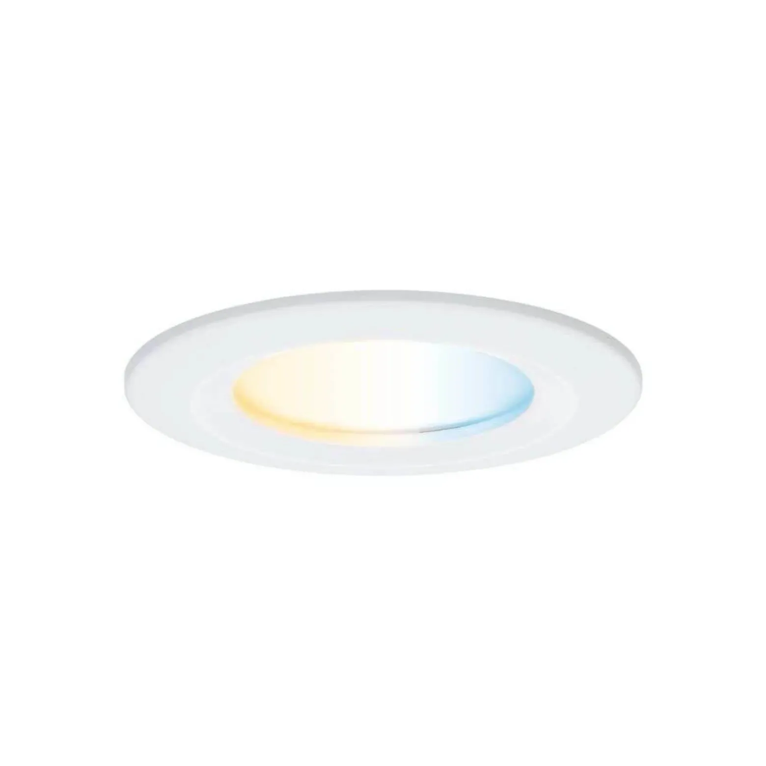 Foco empotrable LED Paulmann Nova Coin Smart blanco CCT, juego de 3, 7,8 cm