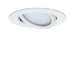 Foco empotrable LED Paulmann Nova Coin Smart blanco RGBW, juego de 3, 8,4 cm