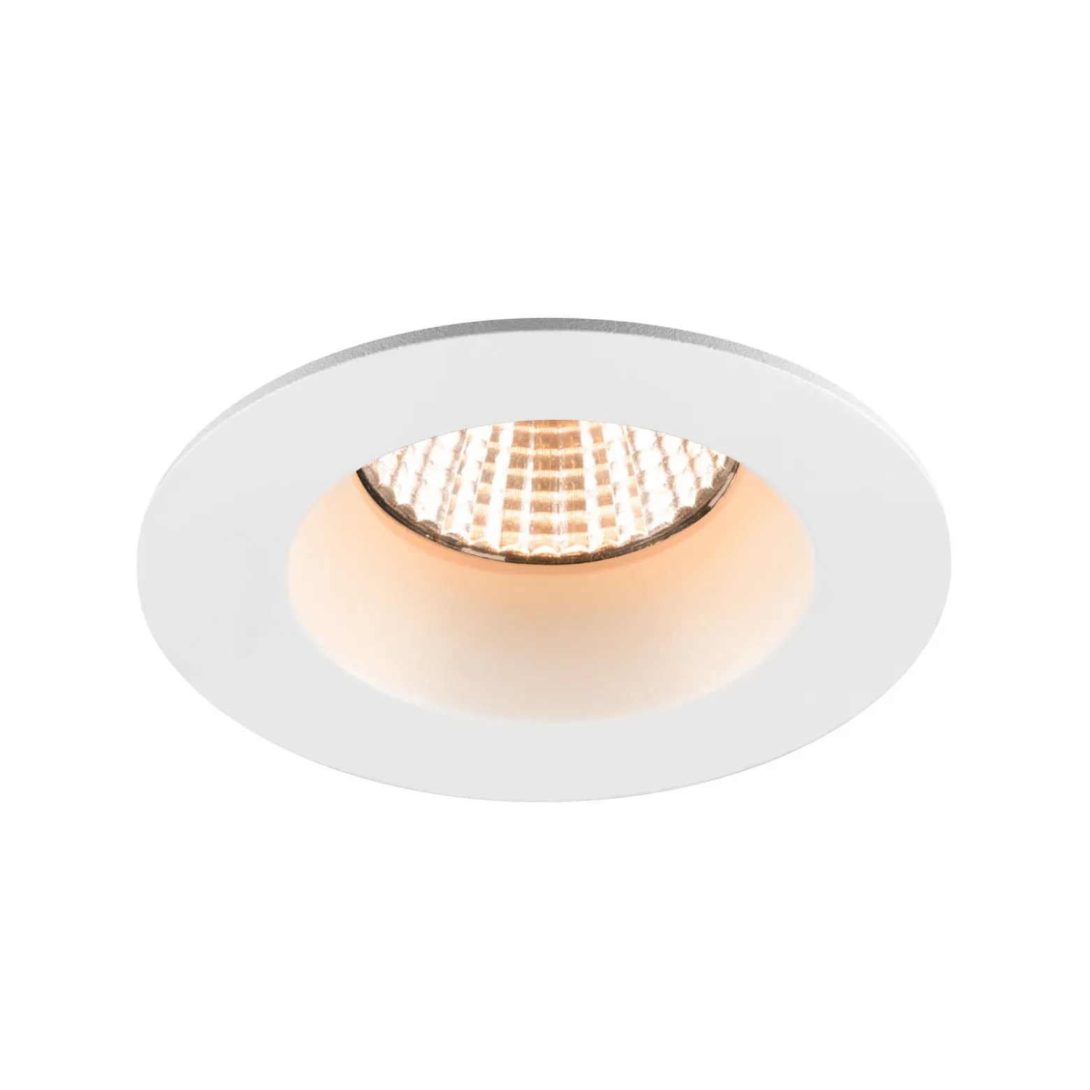 Foco empotrable LED SLV New Tria, redondo, blanco, IP65, 2700 K, 38°
